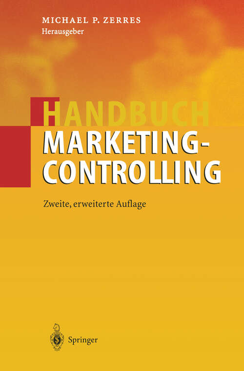 Book cover of Handbuch Marketing-Controlling (2. Aufl. 2000)