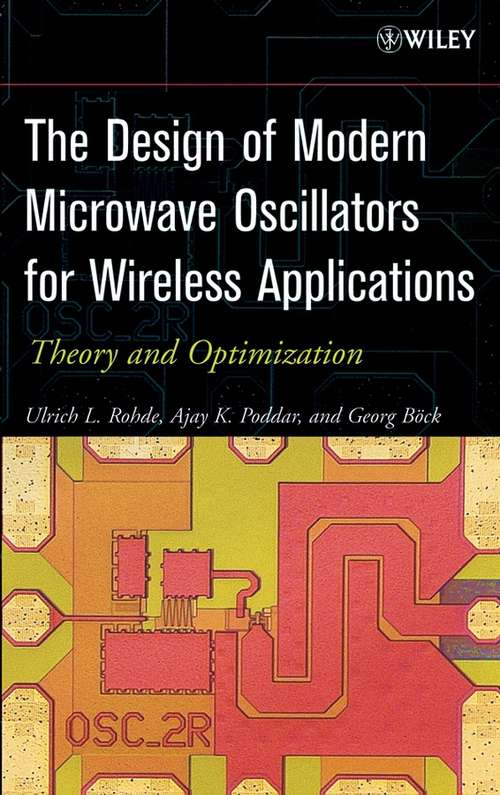 Book cover of The Design of Modern Microwave Oscillators for Wireless Applications: Theory and Optimization