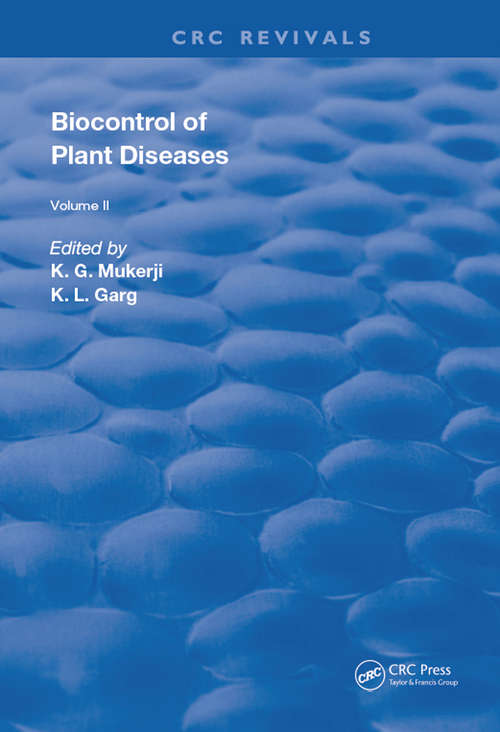 Book cover of Biocontrol Of Plant Diseases (Routledge Revivals #2)