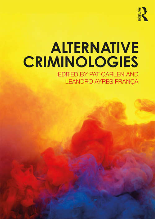Book cover of Alternative Criminologies