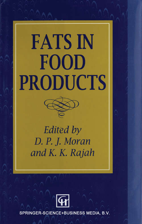 Book cover of Fats in Food Products (1994)