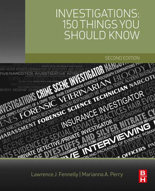 Book cover of Investigations: 150 Things You Should Know (2)