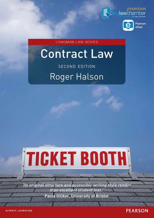 Book cover of Contract Law (2) (Longman Law Series)