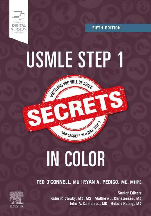 Book cover of USMLE Step 1 Secrets in Color - E-Book: USMLE Step 1 Secrets in Color - E-Book (5) (Secrets)