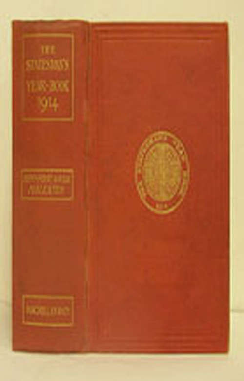 Book cover of The Statesman's Year-Book (51th ed. 1914) (The Statesman's Yearbook)