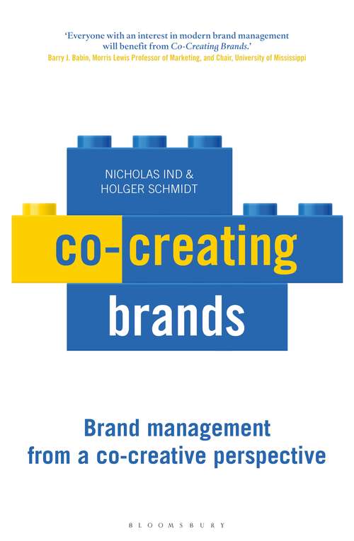 Book cover of Co-creating Brands: Brand Management from A Co-creative Perspective