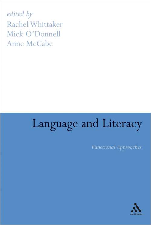 Book cover of Language and Literacy: Functional Approaches