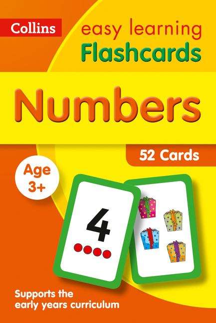 Book cover of Numbers Flashcards 3+ (Collins Easy Learning Preschool Ser.) (PDF)