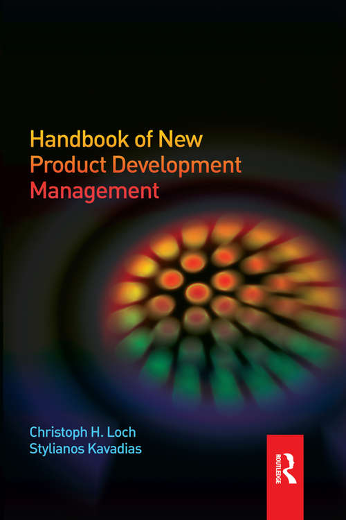 Book cover of Handbook of New Product Development Management