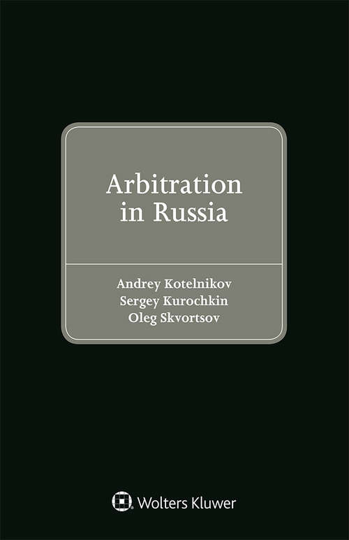 Book cover of Arbitration in Russia