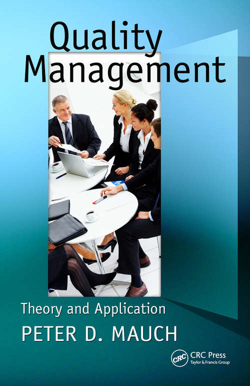 Book cover of Quality Management: Theory and Application