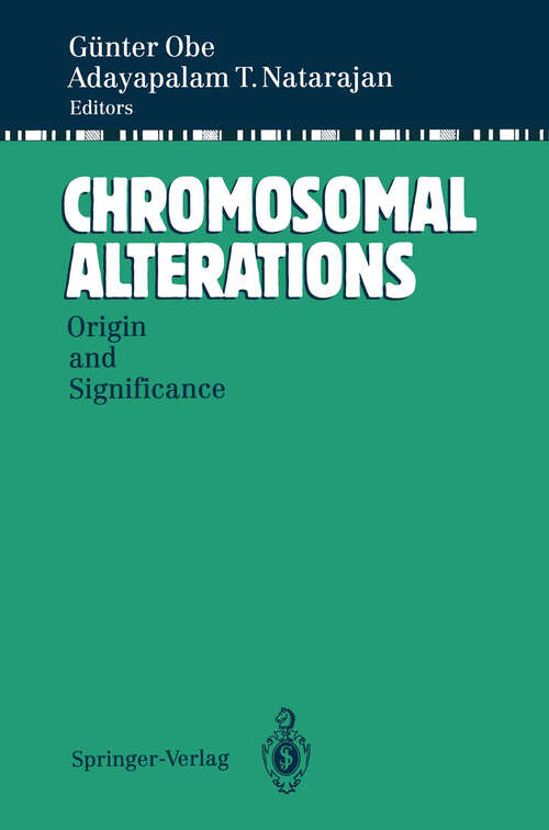 Book cover of Chromosomal Alterations: Origin and Significance (1994)