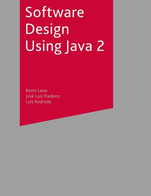 Book cover of Software Design Using Java 2 (2002)