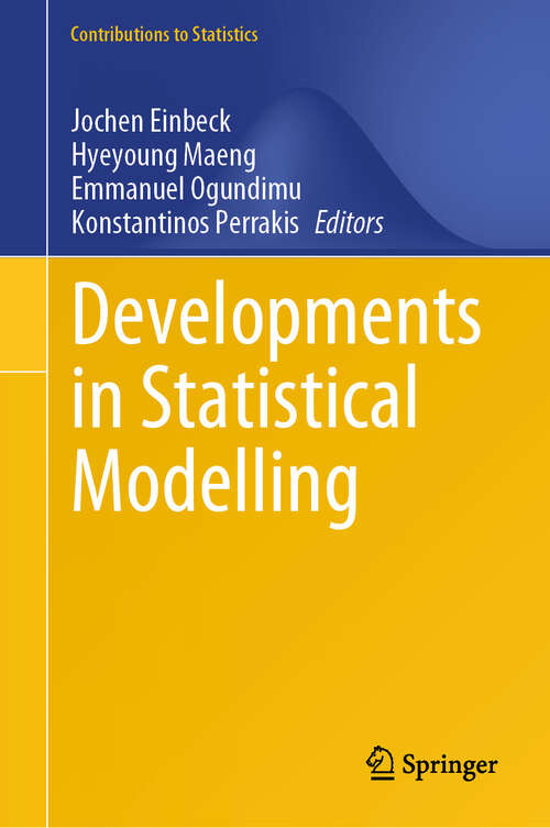 Book cover of Developments in Statistical Modelling (2024) (Contributions to Statistics)