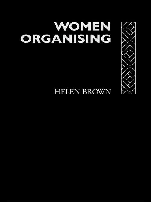 Book cover of Women Organising