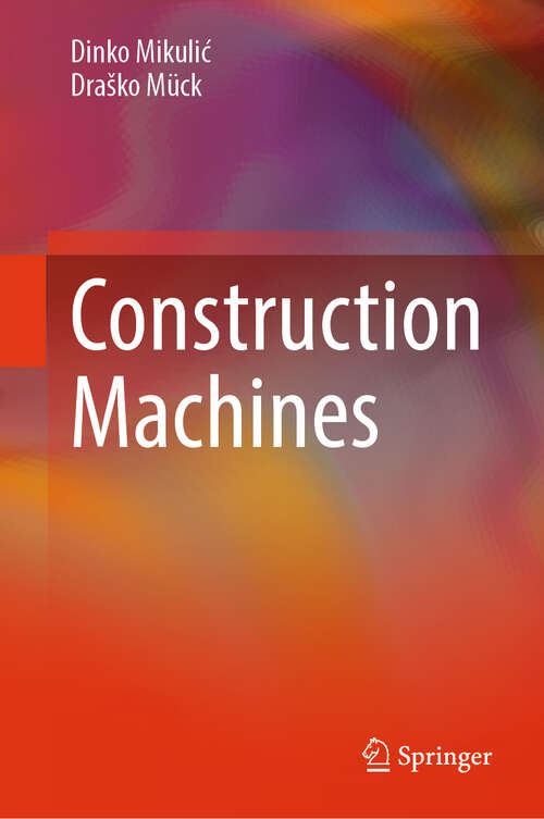 Book cover of Construction Machines (2024)