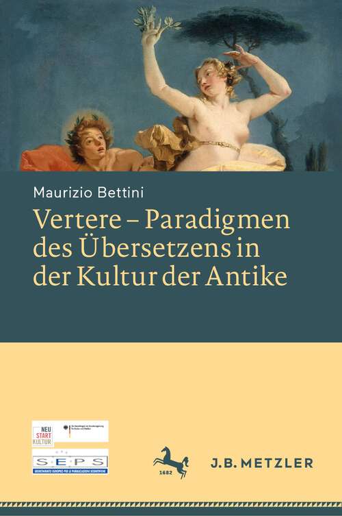 Book cover of Vertere – Paradigmen des Übersetzens in der Kultur der Antike (1. Aufl. 2023)