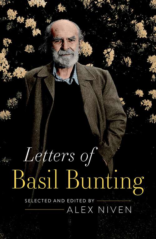 Book cover of Letters of Basil Bunting