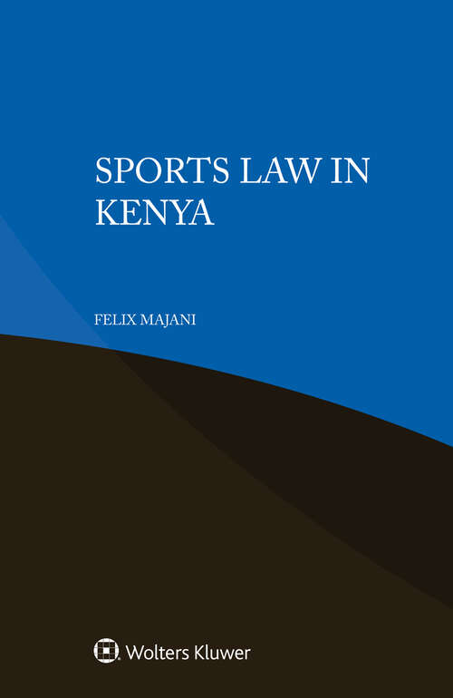 Book cover of Sports Law in Kenya
