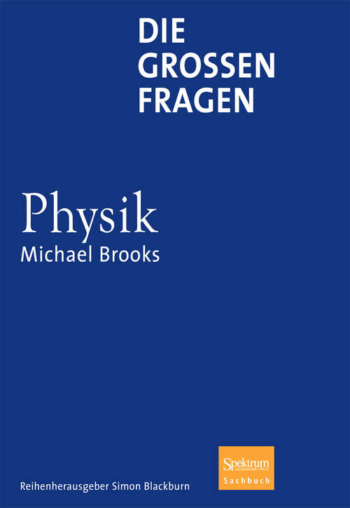 Book cover of Die großen Fragen - Physik (2011)