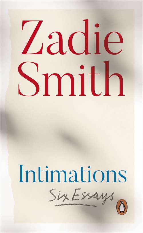 Book cover of Intimations: Six Essays