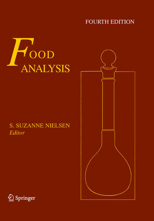 Book cover of Food Analysis (4th ed. 2010) (Food Science Text Series)