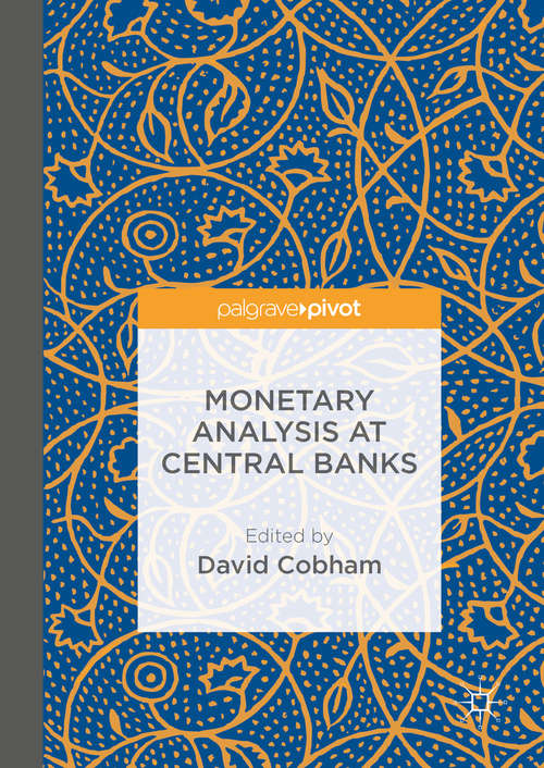 Book cover of Monetary Analysis at Central Banks (1st ed. 2016)