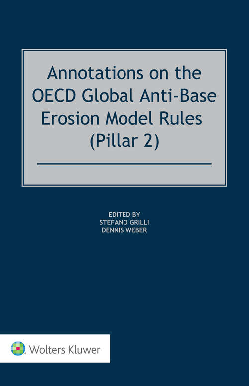 Book cover of Annotations on the OECD Global Anti-Base Erosion Model Rules (Pillar 2)