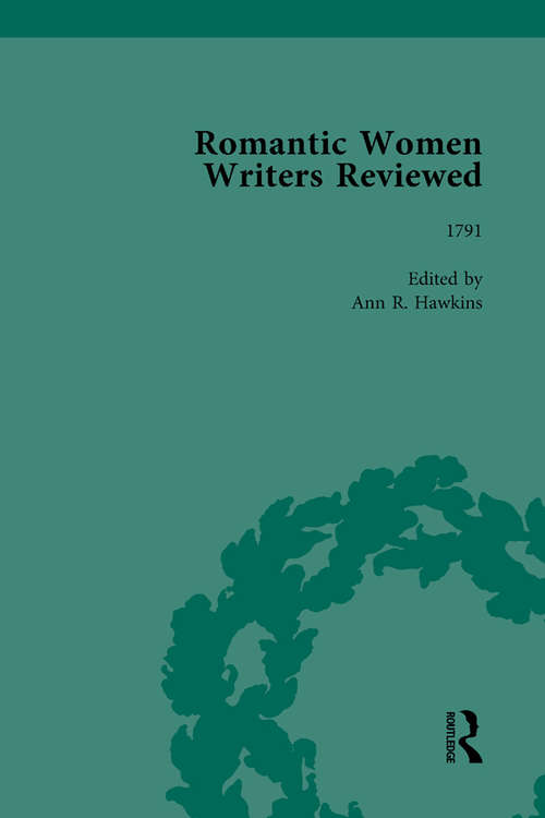 Book cover of Romantic Women Writers Reviewed, Part III vol 8