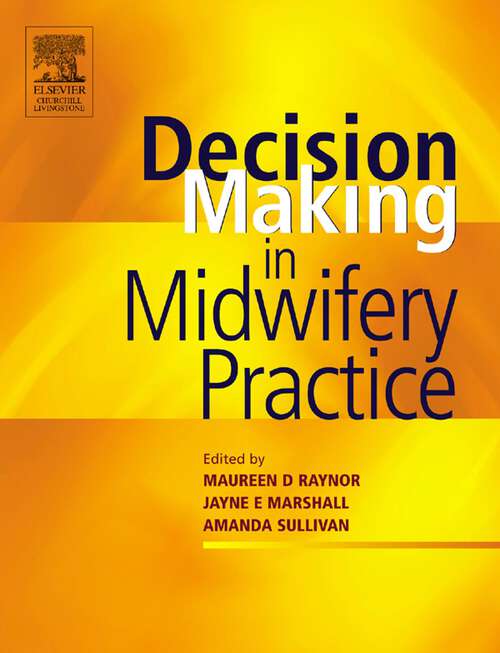 Book cover of Decision-Making in Midwifery Practice E-Book