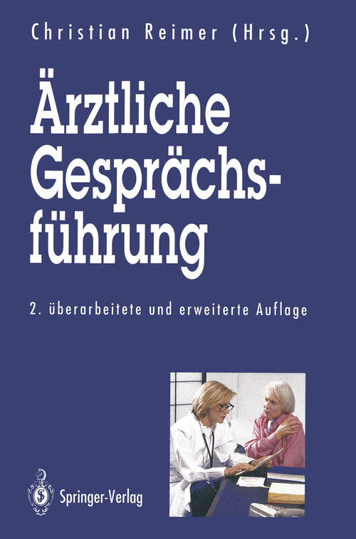 Book cover of Ärztliche Gesprächsführung (2. Aufl. 1994)