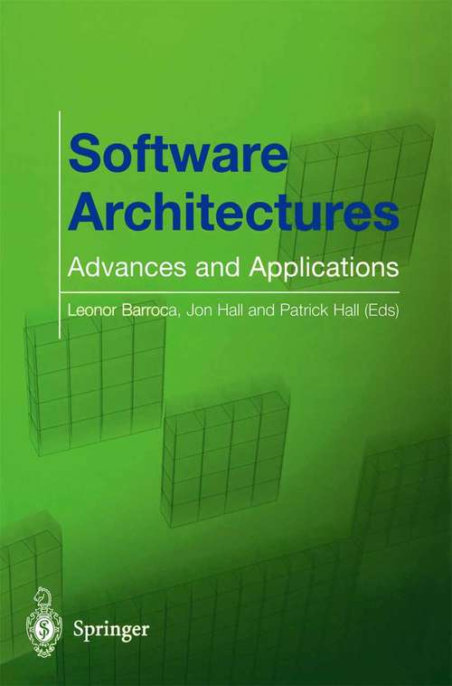 Book cover of Software Architectures: Advances and Applications (2000)