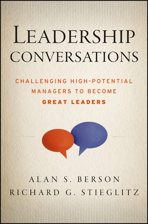 Book cover of Leadership Conversations: Challenging High Potential Managers to Become Great Leaders