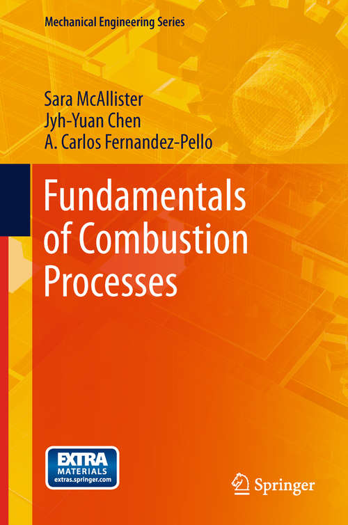 Book cover of Fundamentals of Combustion Processes (2011) (Mechanical Engineering Series)
