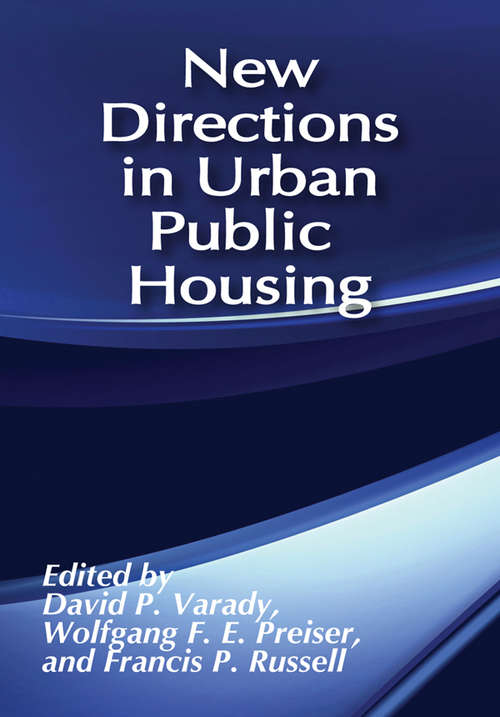 Book cover of New Directions in Urban Public Housing