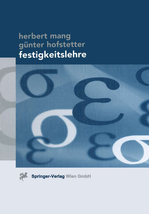 Book cover of Festigkeitslehre (2000)