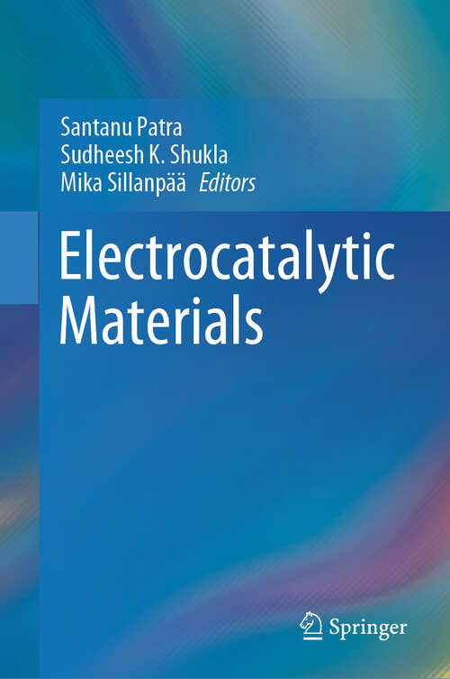 Book cover of Electrocatalytic Materials (2024)