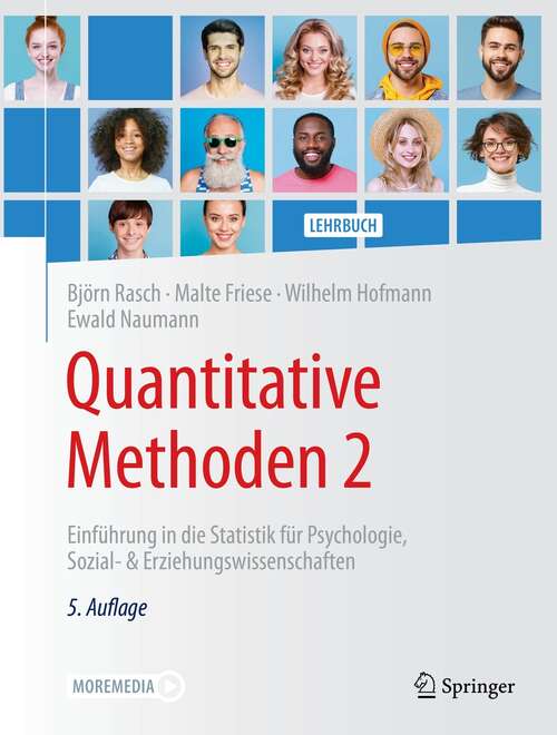 Book cover of Quantitative Methoden 2: Einführung in die Statistik für Psychologie, Sozial- & Erziehungswissenschaften (5. Aufl. 2021)