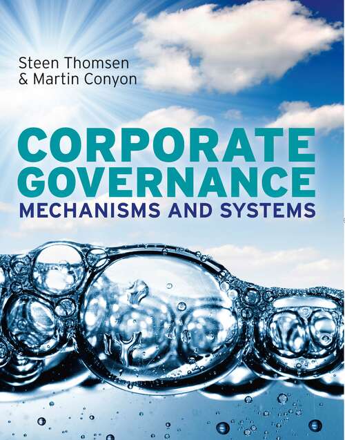 Book cover of Corporate Governance 1e (UK Higher Education  Business Finance)