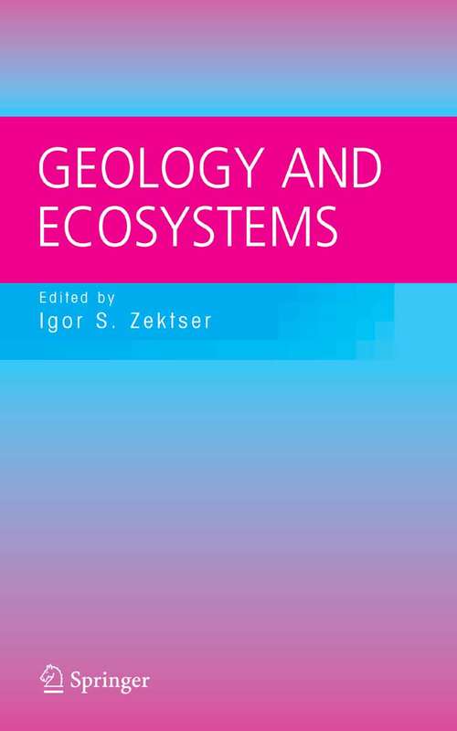 Book cover of Geology and Ecosystems (2006)