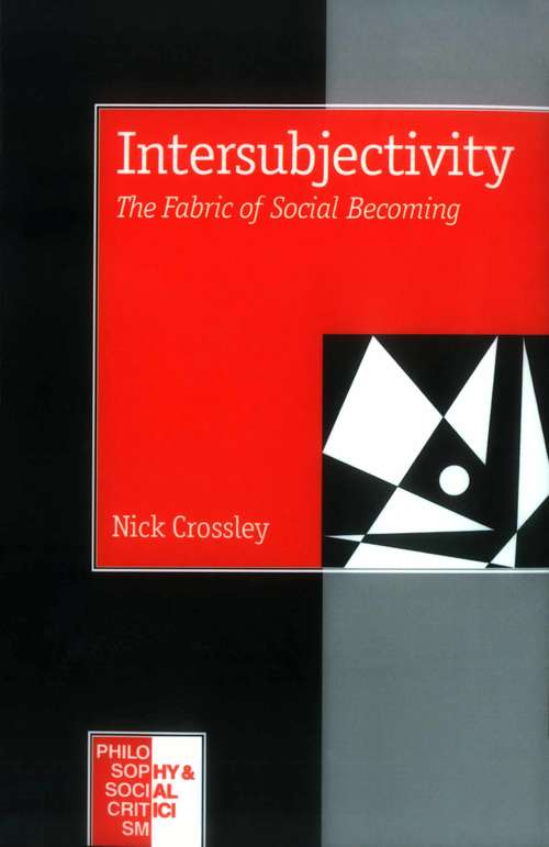 Book cover of Intersubjectivity: The Fabric of Social Becoming