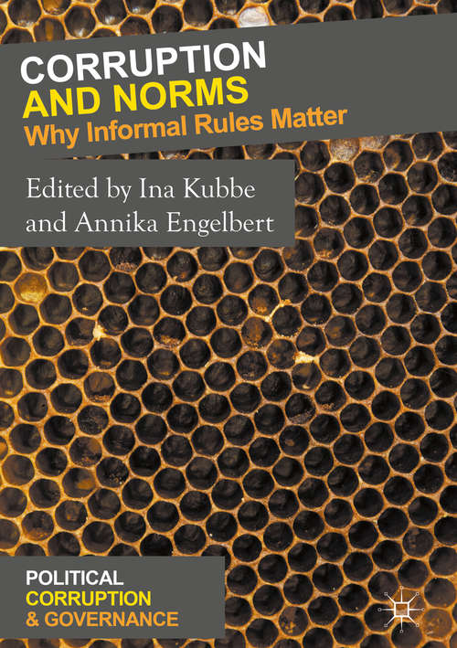Book cover of Corruption and Norms: Why Informal Rules Matter