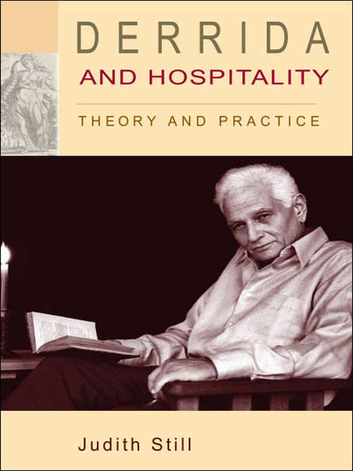 Book cover of Derrida and Hospitality: Theory and Practice