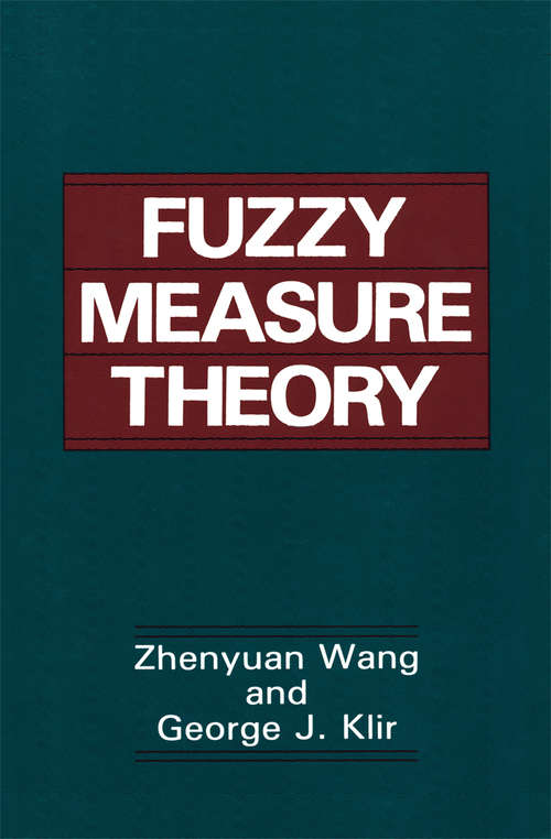 Book cover of Fuzzy Measure Theory (1992)