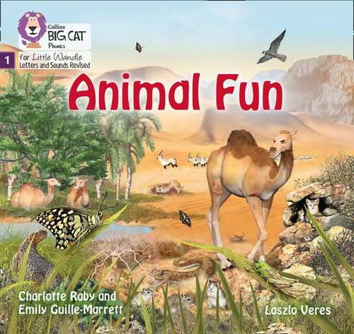 Book cover of Animal Fun: Phase 1 (PDF) (Big Cat Phonics for Little Wandle Letters and Sounds Revised)