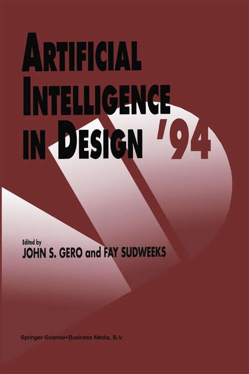 Book cover of Artificial Intelligence in Design ’94 (1994)