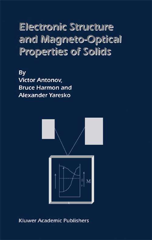 Book cover of Electronic Structure and Magneto-Optical Properties of Solids: (pdf) (2004)