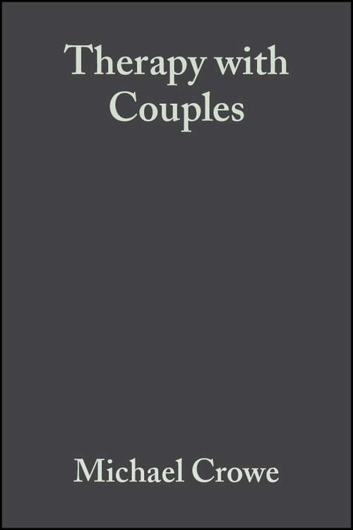 Book cover of Therapy with Couples: A Behavioural-Systems Approach To Couple Relationship And Sexual Problems (2)