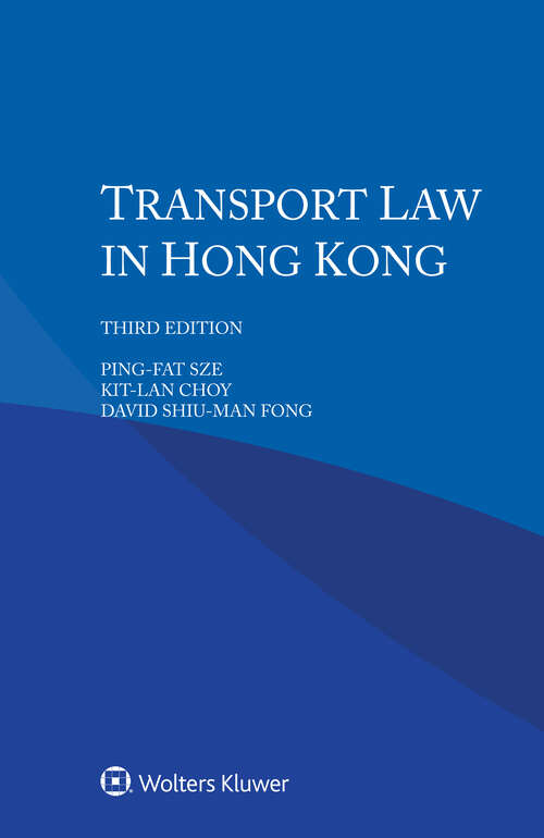 Book cover of Transport Law in Hong Kong