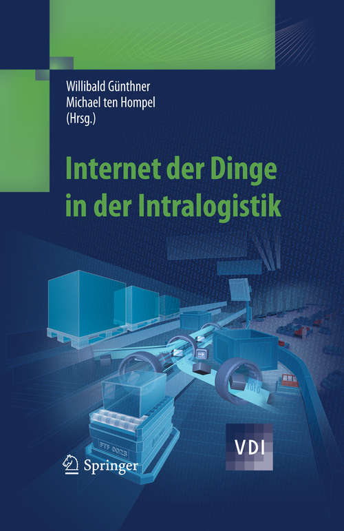 Book cover of Internet der Dinge in der Intralogistik (2010) (VDI-Buch)